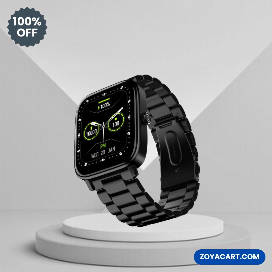 Noise Colorfit Icon 2 1.8'' Display with Bluetooth Calling, AI Voice Assistant Smartwatch (Black Strap, Regular)